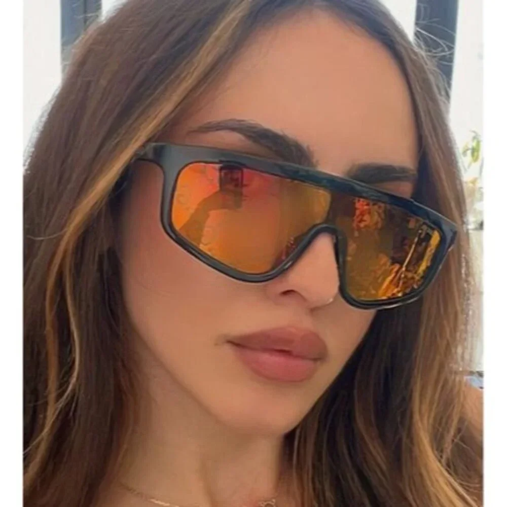 NEW GUCCI GG1736S 004 SHIELD YELLOW UNISEX SUNGLASSES GUCCI